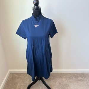 Reebok Navy Logo Tee Dress